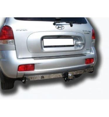 Фаркоп Hyundai Santa Fe Classik (SM) (Тагаз) 2001-2006, 2007- (с нерж пластиной) 2000кг Лидер Плюс