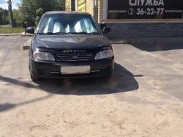 Дефлектор капота (мухобойка) KIA Spectra с 2005 г.в (Киа Спектра) Вип Тюнинг