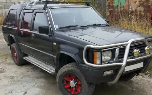 Дефлекторы окон (ветровики) Mitsubishi L200 II 1986-1996 (Митсубиши Л200) Кобра Тюнинг