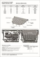 Защита картера и КПП AutoMax для Volkswagen Golf VII 2012-2019